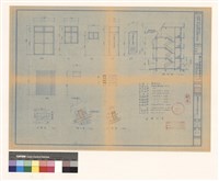藏品(地盤圖、圖例、面積計算 門窗立面、縱剖面、位置圖、現況圖)的圖片