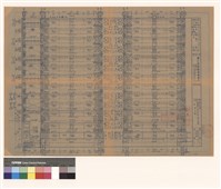 藏品(X方向(中央兩段) 地下室 壹樓 貳樓 參樓 肆樓 五樓 屋頂 基礎樓樑版配筋圖)的圖片