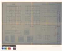 藏品(各層結構平面、柱、基礎配筋、陰井)的圖片