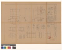藏品(地盤、位置、現況及門窗圖)的圖片