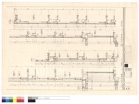 藏品(剖面詳細圖 (美國學校入口)、剖面詳細圖 (鋁帷幕墻))的圖片