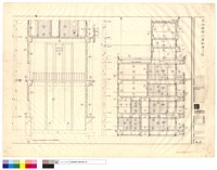 藏品(汔車昇降機(停車)及廁所剖面圖)的圖片