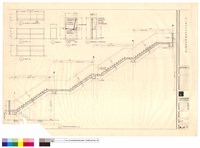 藏品(東向室外安全梯剖面、5, 6人座椅、正立面、背立面、側立面、剖面、聖經架剖面)的圖片