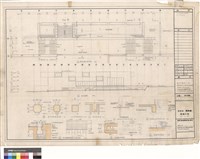 藏品(剖立面圖之四，廣場室外階梯平面圖，柱樑切角詳圗，花台平立面詳圗，一般地坪作法詳圗)的圖片