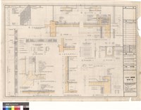 藏品(固定隔屏詳圗，戶外展示庭園標準花台及地坪詳圗，陰井高壓水泥管詳圗，屋頂防水層詳圗)的圖片