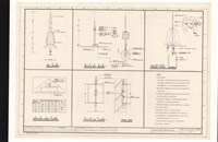 藏品((電避雷針)(尺寸圗,裝置示意圖,接地
線裝置圗,保護半徑圗,接線箱圗,正視圖,規範))的圖片