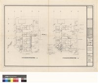 藏品(給水排水工程.消防工程 
地下一.二層配管平面圖)的圖片