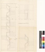 藏品((樓梯平面.立面圖))的圖片