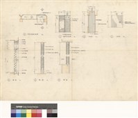 藏品((6-0冷氣機隔間平面圖.6-1百葉門立面圖.6-2~6-3立面圖.6-4~6-6詳圖))的圖片