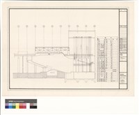 藏品(舞台升降系統及布幕系統基本配置及音響反射板 剖面图)的圖片