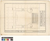 藏品(舞台升降系統及布幕系統基本配置及音響反射板 平面图)的圖片