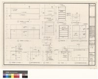 藏品(一般閱覽桌.地圖櫃.綜合字典台及陳列室.個展室服務台.一般服務台詳圖)的圖片