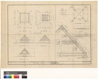 藏品((1層平面,中層平面,側面,背面,正面,1B牆基詳圖
,基礎平面,配筋圖))的圖片
