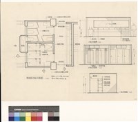 藏品((宿舍區浴廁平面圖,A剖立面圖,B剖立面圗,
C剖立面圖))的圖片