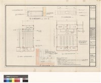 藏品(電化教室平面圖 ,教室座椅平面圖)的圖片
