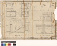 藏品(廁所詳圖,樓梯剖面圖