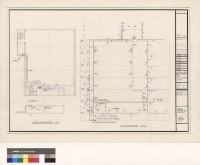 藏品(屋頂冷水系統平面圖,冷水消防系統示意圖)的圖片