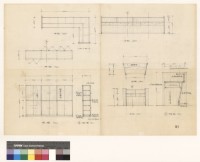 藏品((櫥櫃平面、剖面圖))的圖片