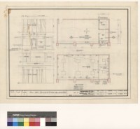 藏品(電訊室室內裝修圖 平面、立面)的圖片