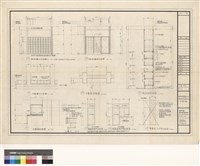 藏品((櫃,門立面圖、剖面圖))的圖片