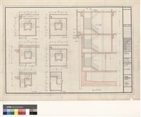 藏品(樓梯平面圖,樓梯剖面圖)的圖片