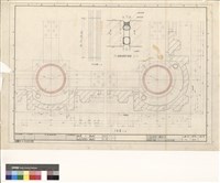 藏品(帷幕墙大樣圖(TYPE E.F)接縫防水詳細圗)的圖片