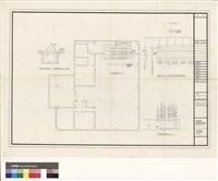 藏品((腳燈安裝詳圖,平面配置圖,舞台燈光布幕控制單線圖,
側面配置圖))的圖片