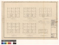 藏品(地下室結構平面圖、一層結構平面圖、二層結構平面圖、三層結構平面圖、四層結構平面圖、屋面結構平面圖)的圖片