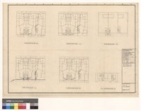 藏品(地下室電燈配線平面圖、一層電燈配線平面圖、二層電燈配線平面圖、三層電燈配線平面圖、四層電燈配線平面圖、屋面電燈配線平面圖)的圖片