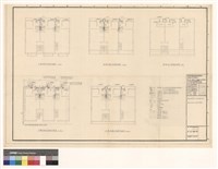 藏品(一層冷熱水系統平面圖、二層冷熱水系統平面圖、三層冷熱水系統平面圖、四層冷熱水系統平面圖、屋頂冷水系統平面圖)的圖片