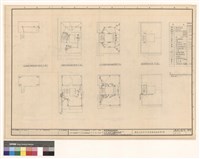 藏品(地下層電燈插座配線平面圖、一層電燈插座配線平面圖、二三三層電燈插座配線平面圖、屋頂配線平面圖)的圖片