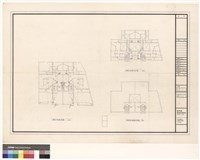 藏品(一層電燈配線平面圖、二層電燈配線平面圖、屋頂電燈配線平面圖)的圖片