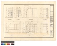 藏品(1/A-2正立面圖 2/A-2背立面圖 3/A-2側立面圖 4/A-2剖面圖 5/A-2剖面圖 6/A-2剖面圖 7/A-2剖面圖)的圖片