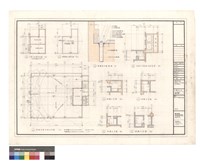 藏品(屋頂平面圖 屋頂突出物平面圖 浴廁詳細圖)的圖片