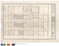 藏品(地下室服務空間平面圖 第一層服務空間平面圖 二至二十層服務空間平面圖 屋頂突出物平面圖)的圖片