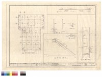 藏品(屋頂結構平面圖  強配筋 樓梯剖面詳圖 電梯間配筋)的圖片