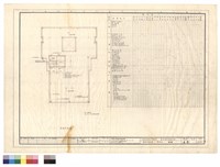 藏品(屋頂平面圖 粉刷表)的圖片
