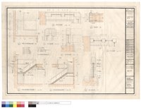 藏品(市銀自設樓梯平面圖.剖面圖)的圖片