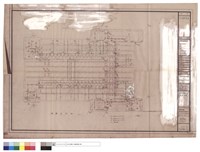 藏品(電灯、陸層隔間平面圖、陸層電灯配置竣工圖)的圖片