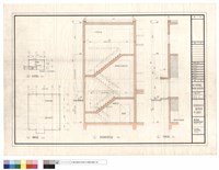 藏品(屋頂、地下室平面圖、室內樓梯、墻剖面詳圖)的圖片