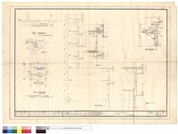 藏品(剖面標準圖、配電槽詳圖、櫃台剖面圖)的圖片