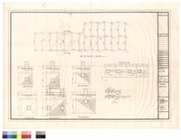 藏品(屋頂結構平面圖  柱配筋表)的圖片
