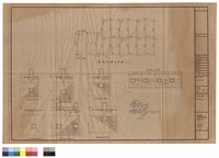 藏品(屋頂結構平面圖  柱配筋表)的圖片