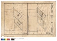 藏品(參層B式樓梯及廚房平面、肆層B式樓梯及男廁所平面)的圖片