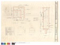 藏品(修改後昇降道、機房平面、剖面及電梯詳圖)的圖片