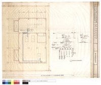 藏品(地下二層冰水製造廠R-2、R-3號主機配電平面圖、單線圖)的圖片