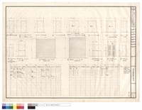 藏品(木門D1-D8、甲種防火門SD1-SD6、電動鋼捲門SD7-SD8、五金表)的圖片