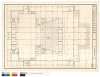 藏品(壹樓觀眾席牆面裝修平面)的圖片