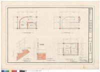藏品(廁所平面詳圖、室內樓梯平面圖、踏步扶手詳圖)的圖片