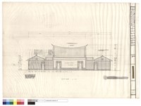藏品(正殿、過水、後廂房背立面圖)的圖片